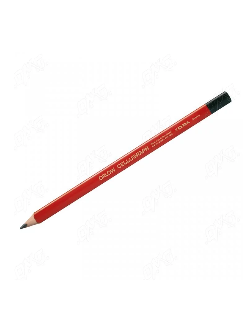 Crayon graphique rouge