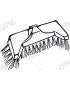 Balai cantonnier baldozer