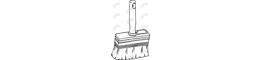 Brosse à encoller manche bois