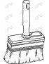 Brosse à encoller manche bois