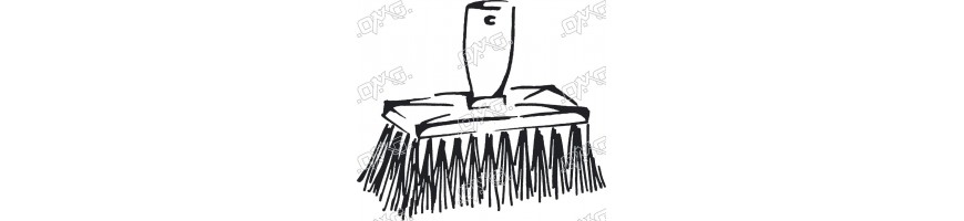 Brosse a encoller manche plastique