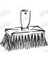 Brosse a encoller manche plastique