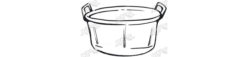 Bac circulaire caoutchouc