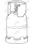 Bouteille de chantier remplissable