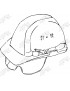 Casque avec lunettes intégrées