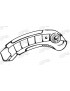 Cutter lame cassante vis serrage