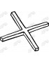 Croisillons jetable