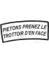 Panneau piéton