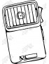 Lampe de poche pile plate