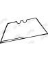 Lame de cutter trapeze
