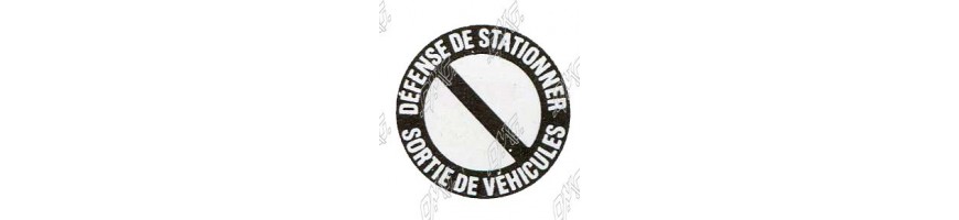panneau signalisation plastique