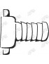 Raccord arrosage 2 pcs femelle