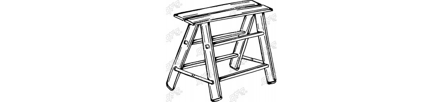 Treteau alu pliant
