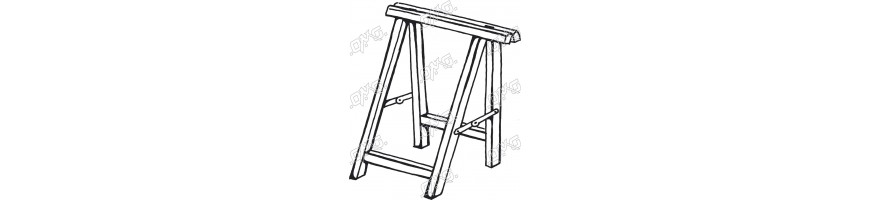 Treteau bois pliant